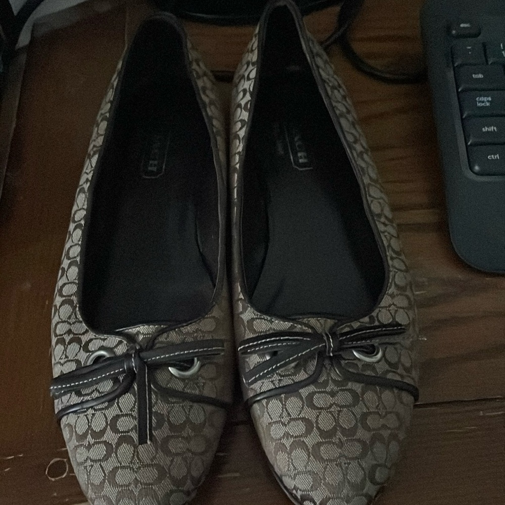 Coach ballerina flats Size 7.5